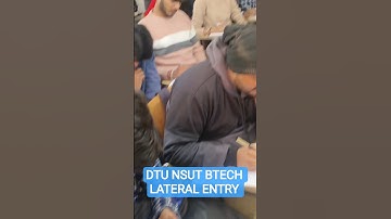 BTech lateral entry admission in DTU NSUT IGDTUW YMCA USICT JADAVPUR UNIVERSITY AFTER DIPLOMA #dtule