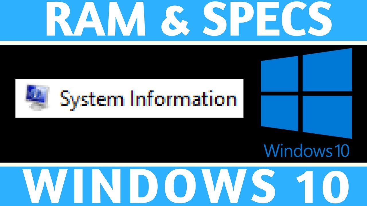 How To Check Laptop Specs Windows 10 Windows 10 How To Check Ram - www ...