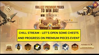 Lords Mobile  Let's open some chests and progress on Premium Pieces event