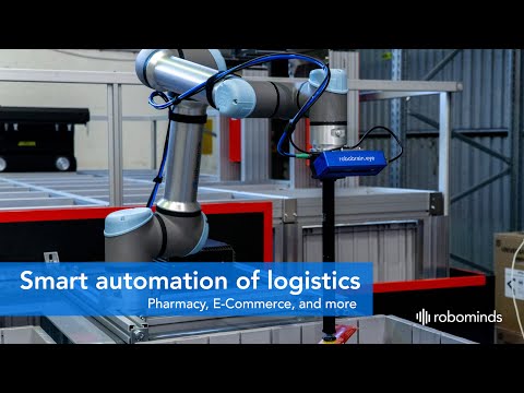 Smart Automation of Logistics | Pharma | E-Commerce | robominds x Hörmann