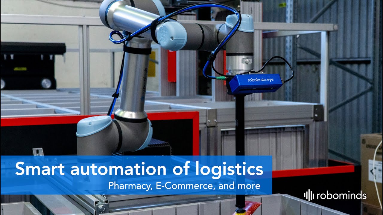 Smart Automation of Logistics | Pharma | E-Commerce | robominds x Hörmann