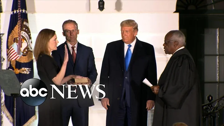 Amy Coney Barrett is sworn in as Supreme Court jus...