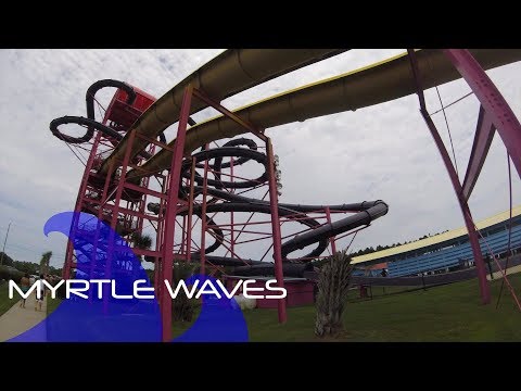 Myrtle Waves Waterpark, All Slides HD POV