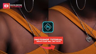 How to Remove DARK BRA STRAP Lines on Shoulder in Photoshop - Image Editing Tutorial