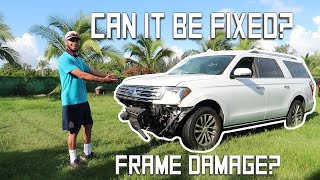 Rebuilding a Wrecked 2018 Ford Expedition Limited Max Part 1