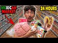 Eating At a Mexican Super Market For 24 Hours... (I can’t believe this food)