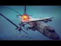 Realistic Airplanes Shot Down by Guided Missiles #2 | Besiege
