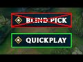 Goodbye blind pick welcome quickplay quickplay guide