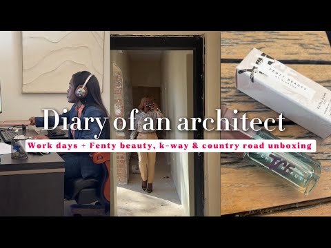 VLOG #5:Diary of an Architect. Work Days + Fenty Country Road & K-Way Unboxing. Why Materials Matter