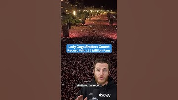 Lady Gaga Shatters Concert Record In Brazil