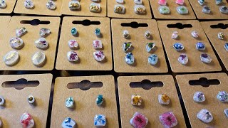 Resin Stud Earrings In Bulk Tutorial