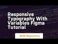 responsive typography with variables figma tutorial