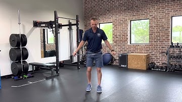 Single leg balance with rotation