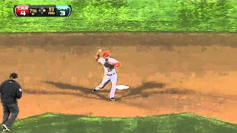 2011/09/13 Angels' four double plays