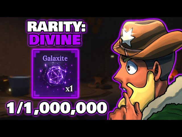 Forging The RAREST 1 In 1 MILLION GALAXITE ORE GEAR In THE FORGE Roblox...