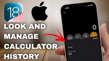 How to View and Manage Calculator History on iPhone (iOS 18)