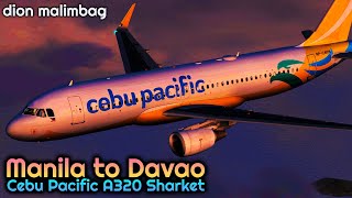 [FSX Flight] Manila to Davao [Cebu Pacific A320 Sharklet]