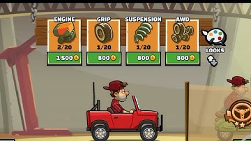 Hill Climb Racing - Gameplay Walkthrough Part-1 Hippie Van Max Upgraded (iOS, Android)