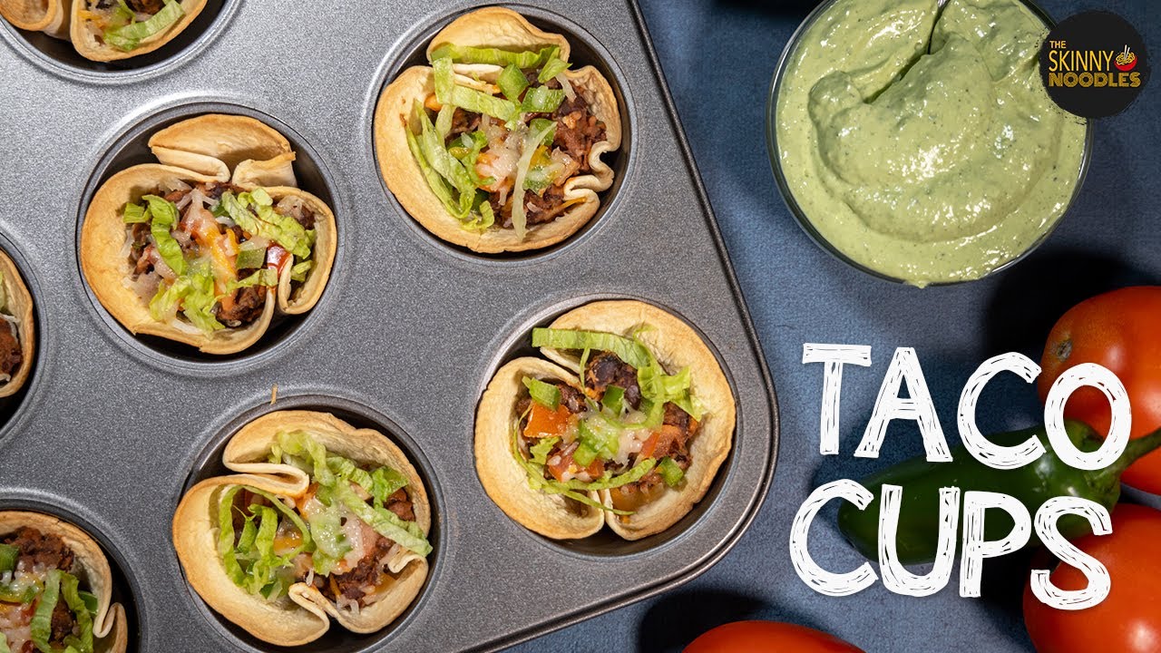 Easy Taco Cups Recipe Perfect Party Appetizer Idea YouTube