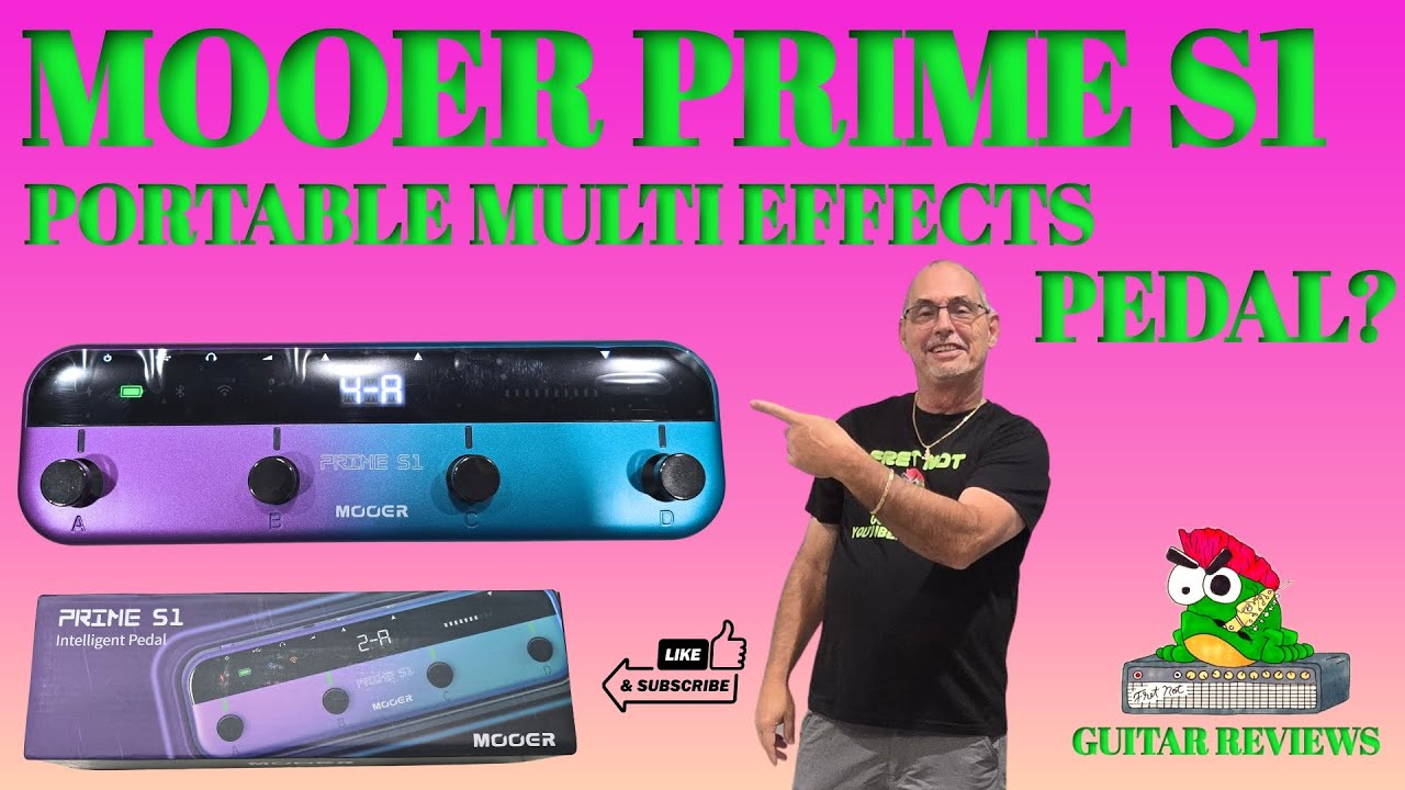 Mooer Prime S1 Review: A Portable Multi Effects Pedal? - YouTube