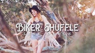 Biker Shuffle Line Dance (Teach & Demo)