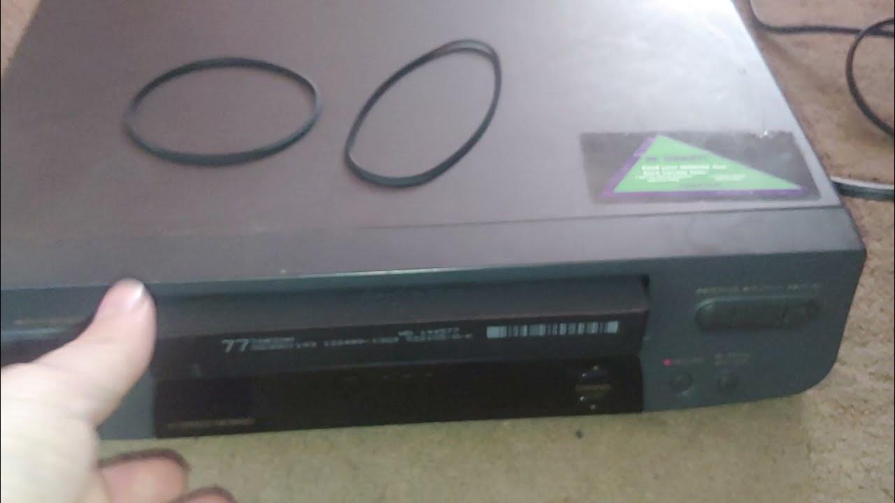 After belt replacement VCR 📼 works great - YouTube