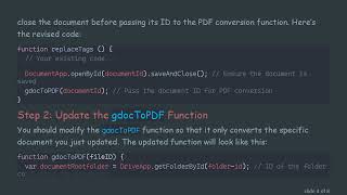 Exporting Google Docs to PDF with Google Apps Script: A Step-By-Step Guide