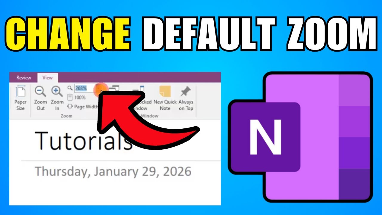 How To Change Default Zoom In OneNote (2026) (Best Method)
