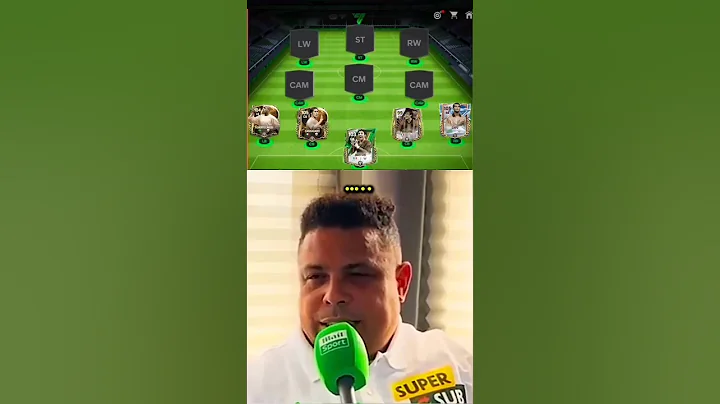 Ronaldo Nazario 🇧🇷 Picks All Time Best Playing XI of Football #fcmobile #football #ronaldo