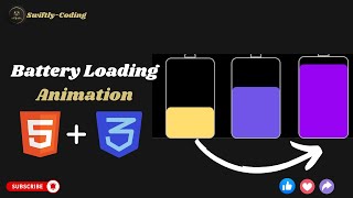 Animated Loading Battery with HTML & CSS (2025)😊🔥#coding #ytshort #youtubeshorts #viralvideos