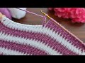 Wow  super easy tunisian knitting  tunus i rg modeline baylacaksnz
