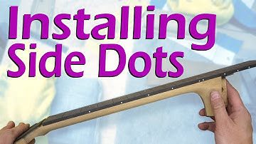 Chapter 60: How I Add Side Dots to a Guitar Neck So Easily!