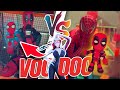 Spiderman vs deadpool  spidergwen voodoo power epic battle funny