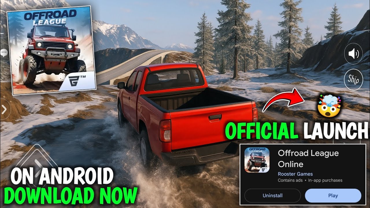 OFF-ROAD LEAGUE ONLINE 🤯 IS NOW IN ANDROID PLAY NOW !!