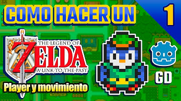 Como hacer un:  Zelda A link To The Past! con Godot 4 GDScript | #01 Player y movimiento