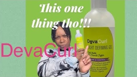 DevaCurl Light Defining Gel on 4B Hair Type (Review)