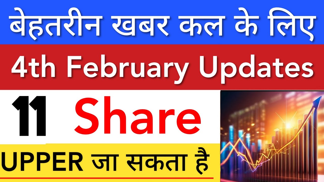 बेहतरीन खबर कल के लिए 💥 SHARE MARKET LATEST NEWS TODAY | STOCK MARKET INDIA