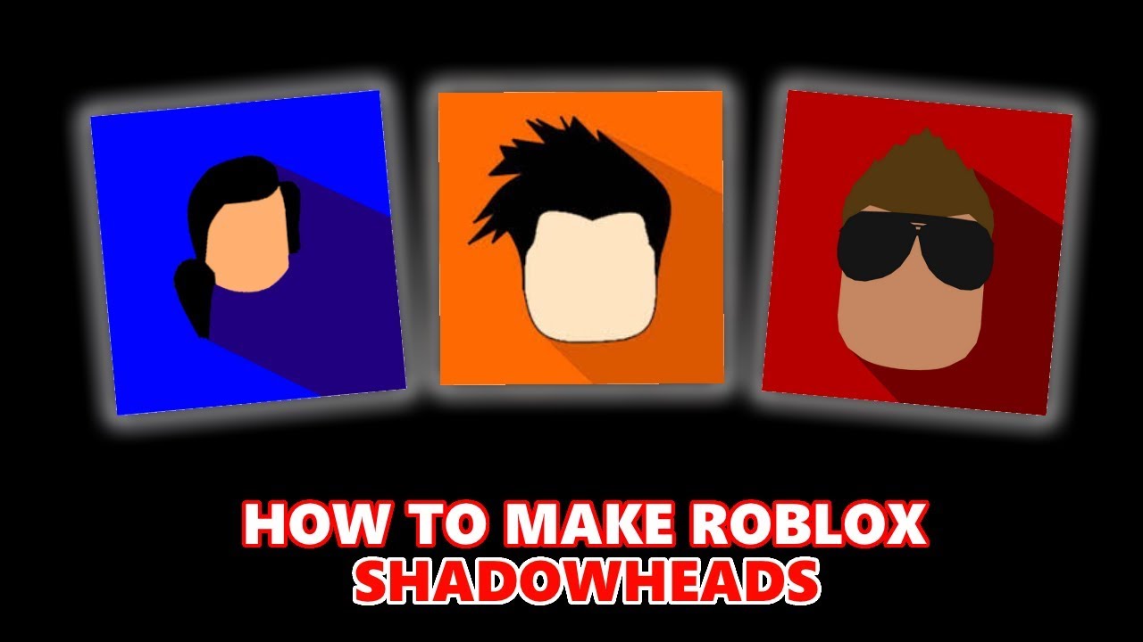 How To Make A Roblox Shadow Head Youtube - how to make a gfx roblox with shadows