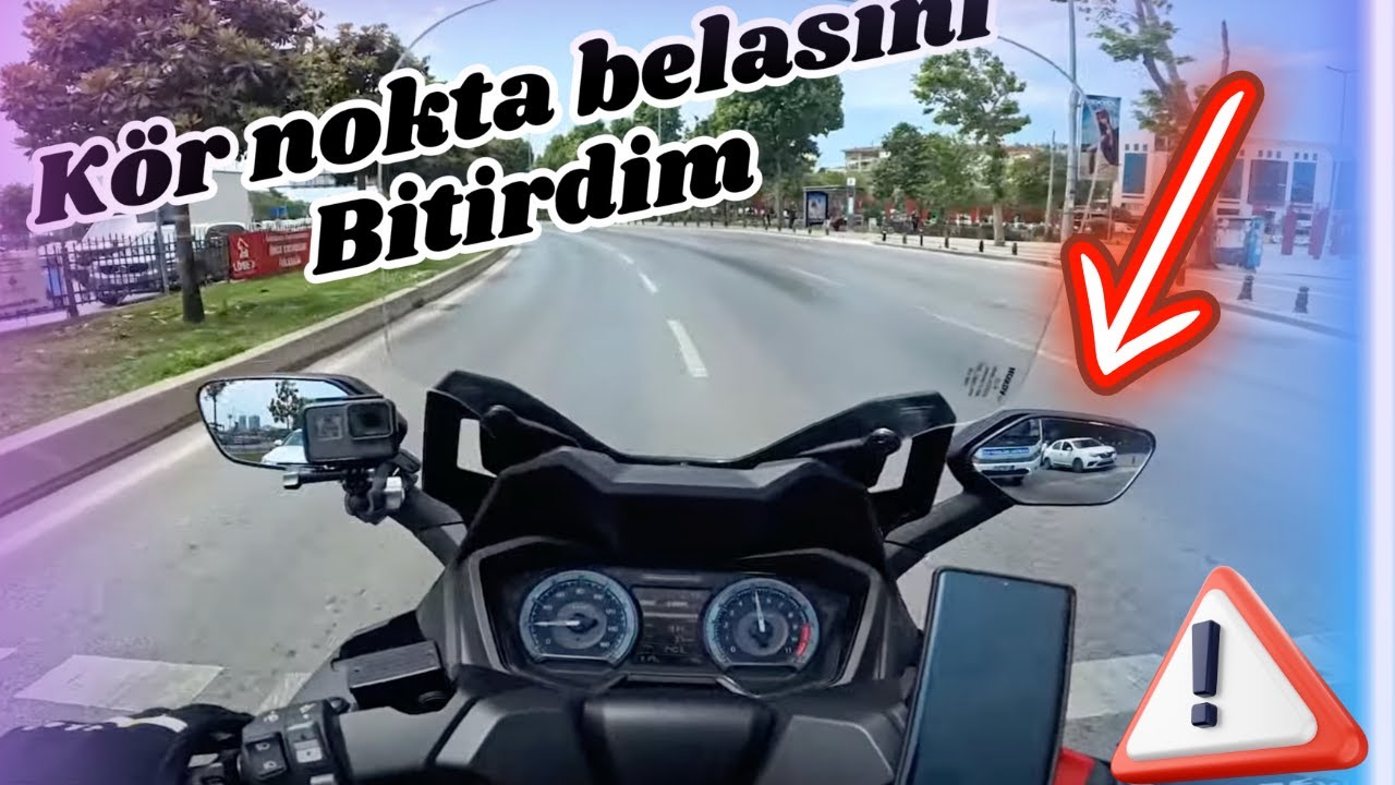Honda Forza 250 2024 AYNA KÖR NOKTa PROBLEMİNE BİR ÇÖZÜM #motovlog