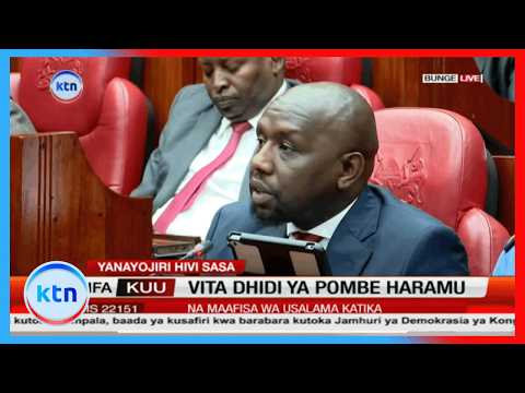 Waziri wa usalama wa Ndani Kipchumba Murkomen ahijiwa bungeni kuhusu utovu wa usalama Samburu