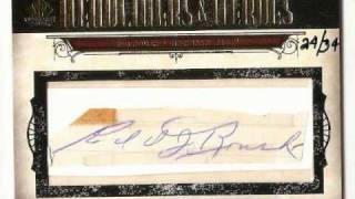 2008 Upper Deck SP Legendary Cuts 8 box Case results and 1 2007 UD Black Baseball Net Worth