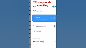 How to change change privacy mode | use device mac | use randomized mac