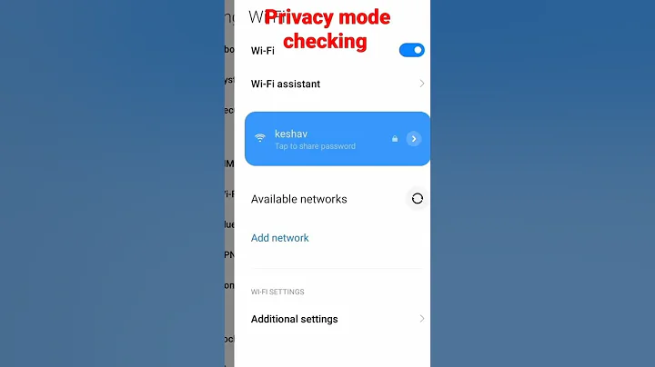 How to change change privacy mode | use device mac | use randomized mac