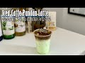 Cafe Vlog EP.1276 | Iced Caffe Pandan Latte | Pandan coffee | Regular size