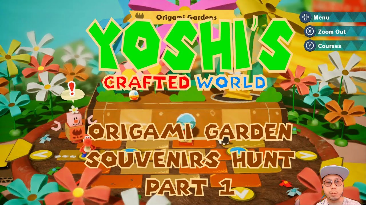 Yoshi's Crafted World | Souvenir Hunt Origami Gardens Part 1 - b'Switched Gaming | Nintendo Switch