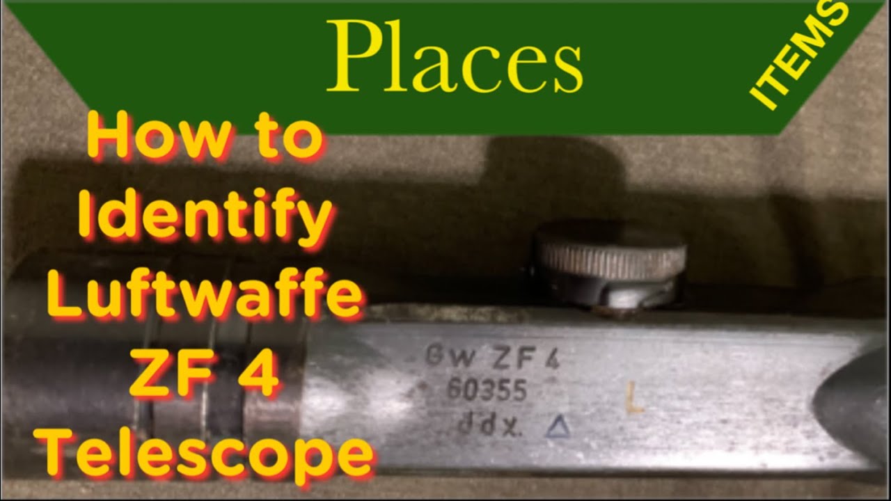 Zf4 Luftwaffe ZF4 Telescopic Sight - YouTube