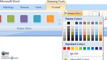 Auto shapes in Ms word