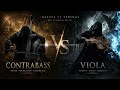Viola vs Contrabass | 1 hour Powerfull Orchestral Synthwave Soundtrack 🎻🖤