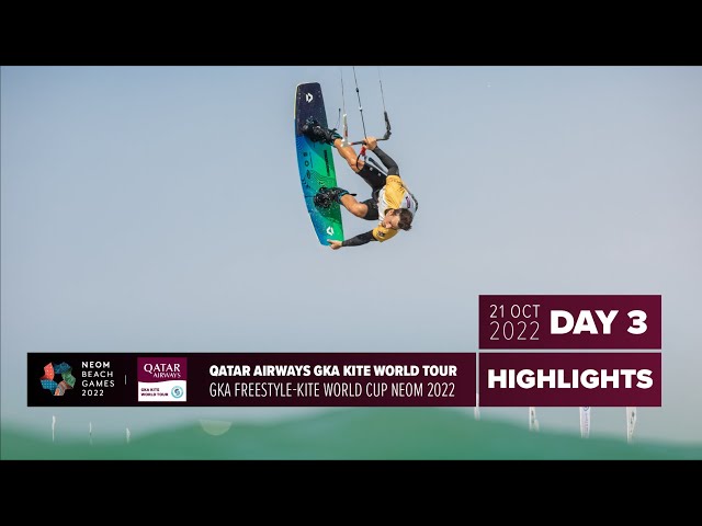 Day Three Highlights | Qatar Airways GKA Freestyle-Kite World Cup Neom