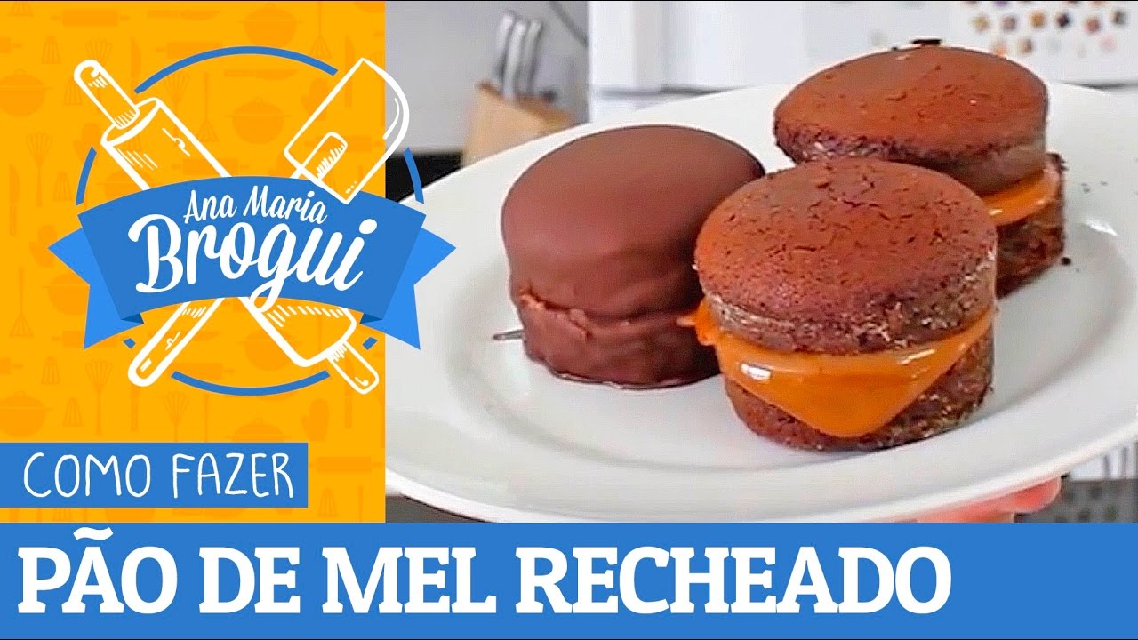 COMO FAZER PÃO DE MEL RECHEADO COM DOCE DE LEITE ANA MARIA BROGUI # 71